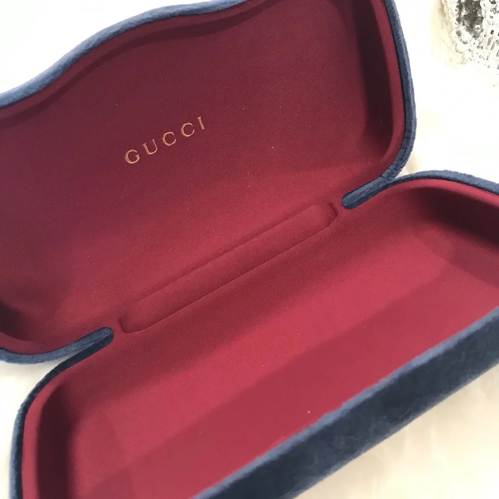 Gucci-Red Glitter Gradient sunglasses
